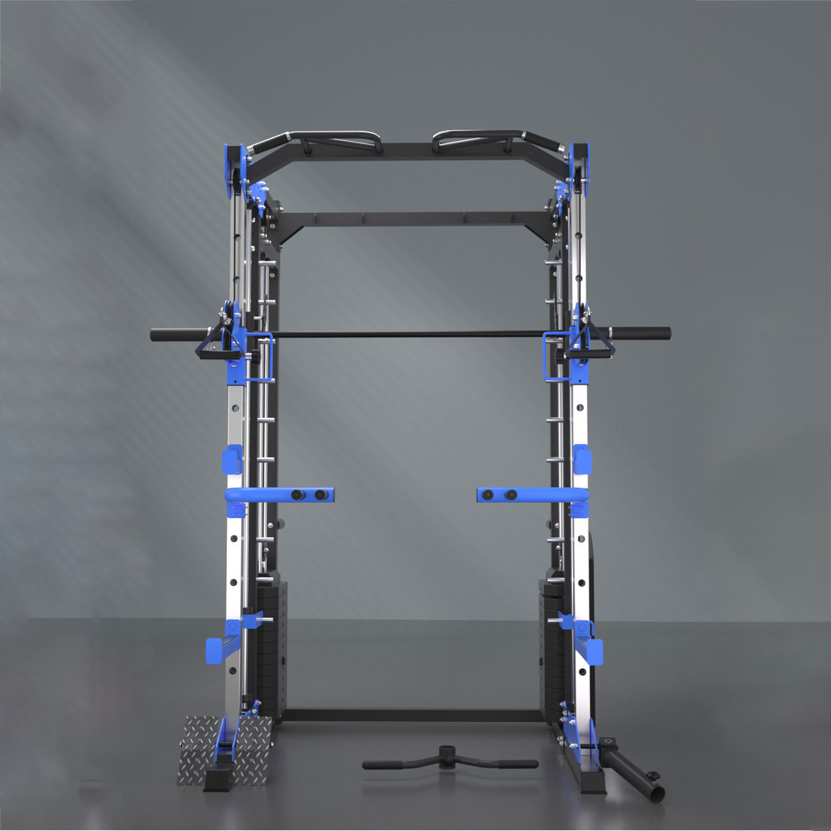 Home Gym With Smith Machine - Peralatan Kebugaran Home Gym Multi-Fungsi dengan