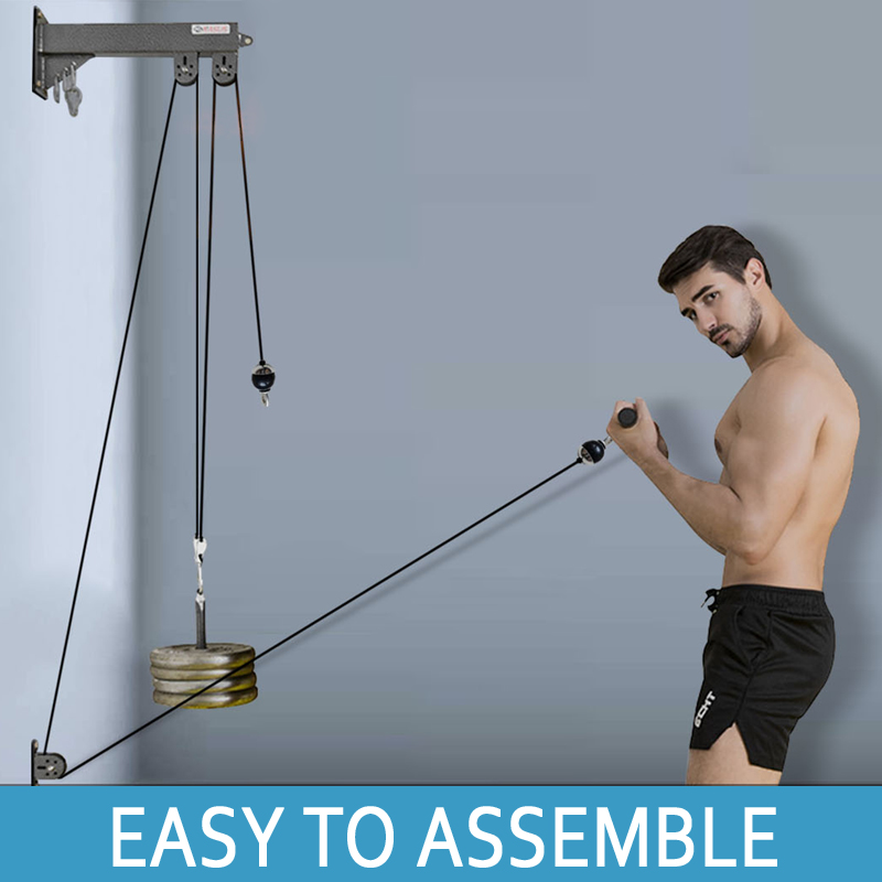Cable Pulley System - Sistem Katrol Gym Terpasang di Dinding