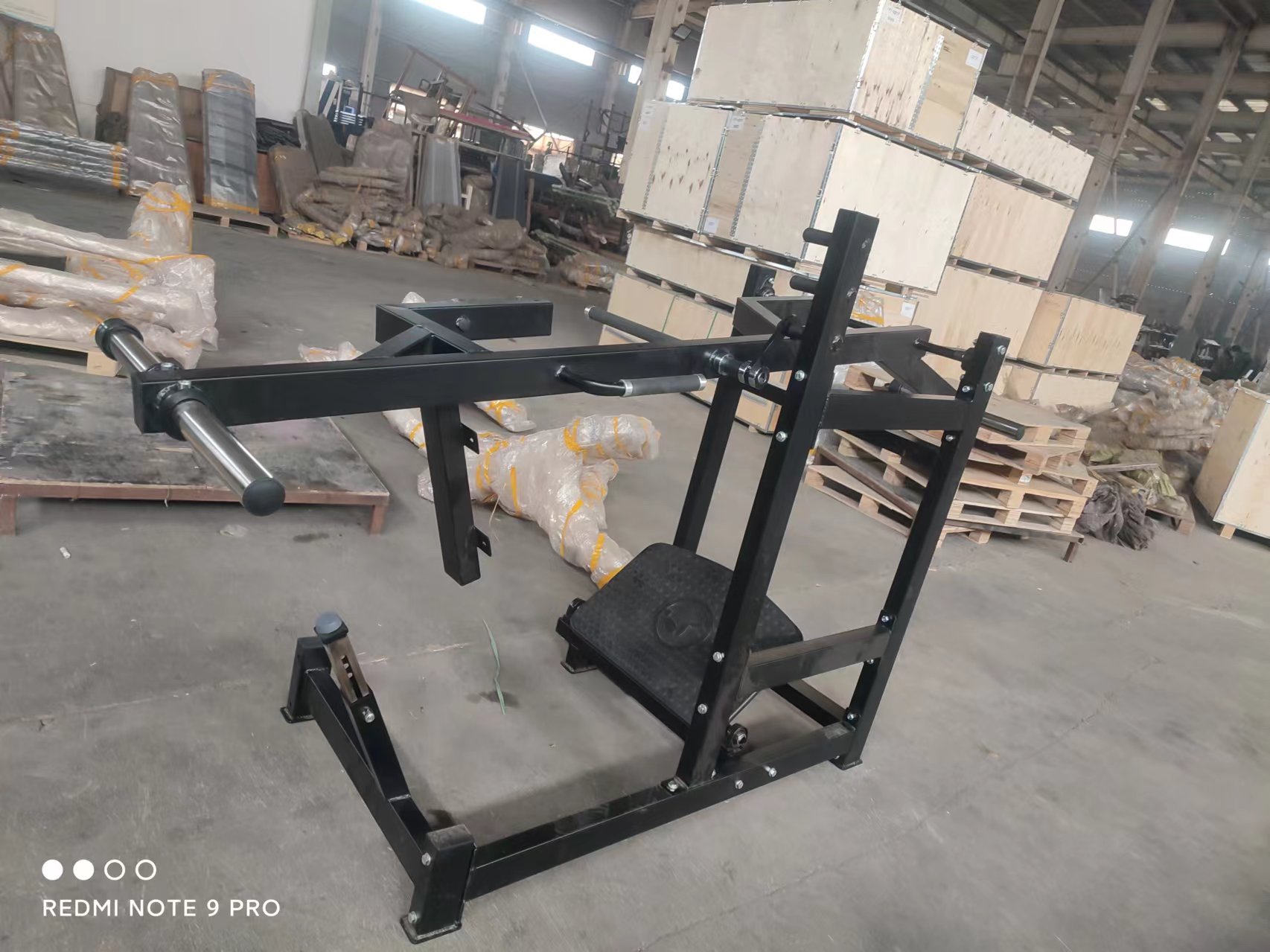 Leg Press Machine - Mesin Squat Pendulum Double Track untuk