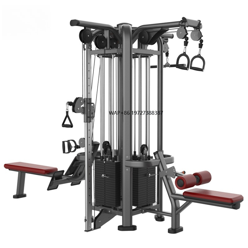 Home Gym Workout Equipment - Peralatan Latihan Kekuatan Baja Multifungsi Multi-stasiun