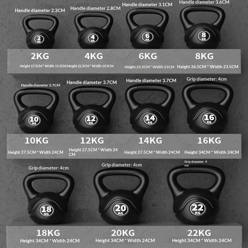 Home Gym Workout Equipment - 2026 Kettlebell Fitness 8kg yang Dapat