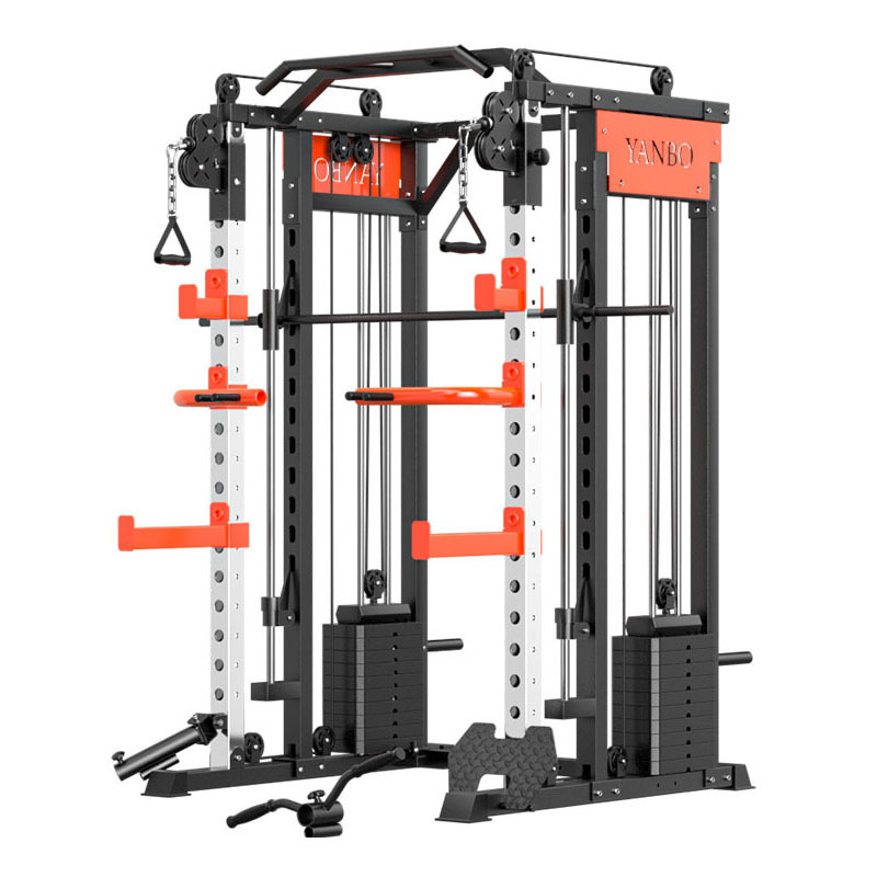 Home Gym With Smith Machine - Rak Squat Kombinasi Gantry Trainer Multifungsi