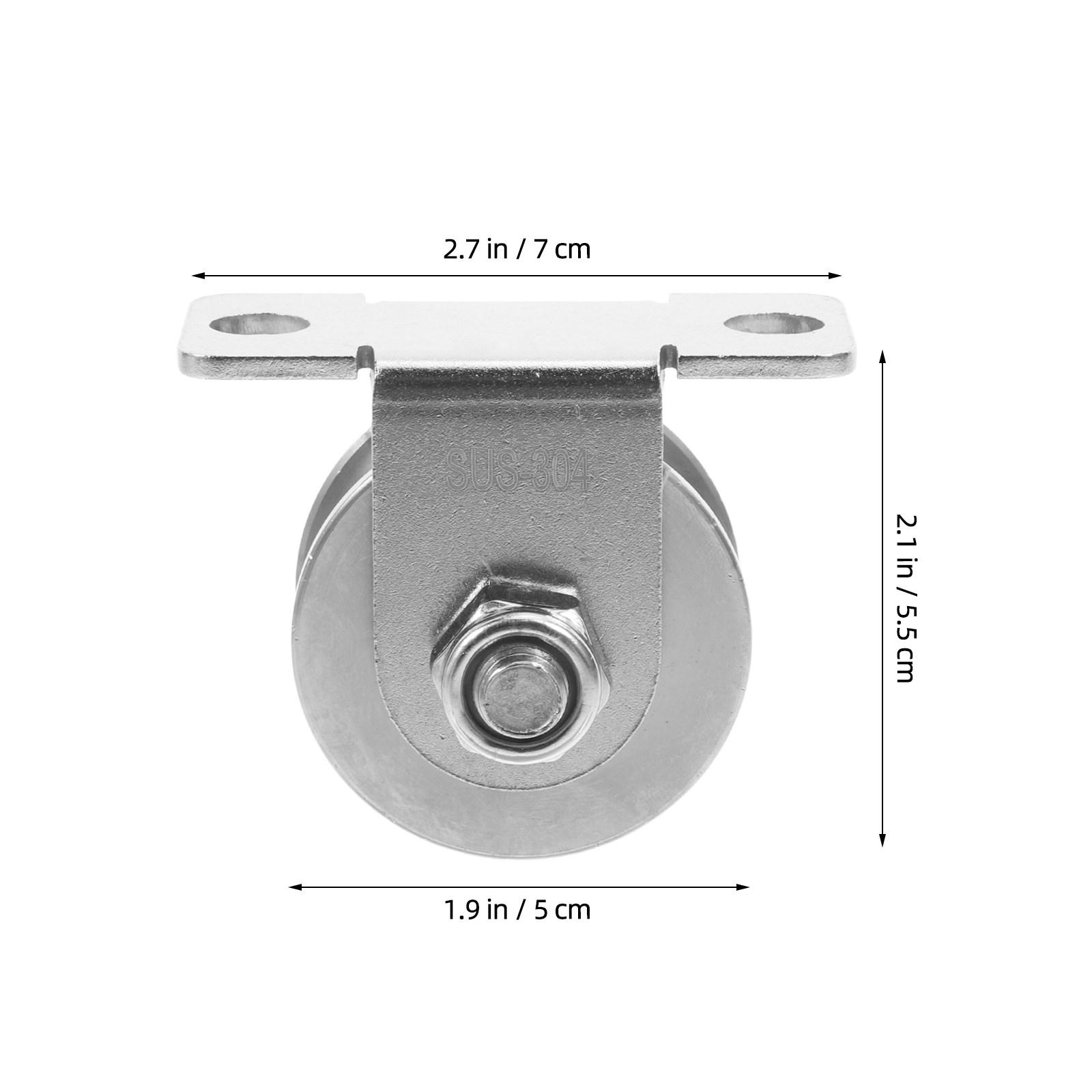 2 Buah Katrol Kabel Baja Tahan - Cable Pulley System ulasan dan harga