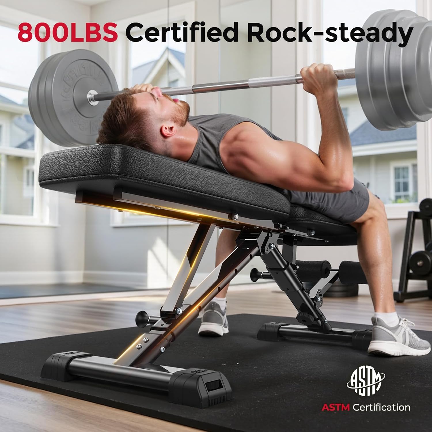 Bangku Beban yang Dapat Disesu - Home Gym Bench ulasan dan harga