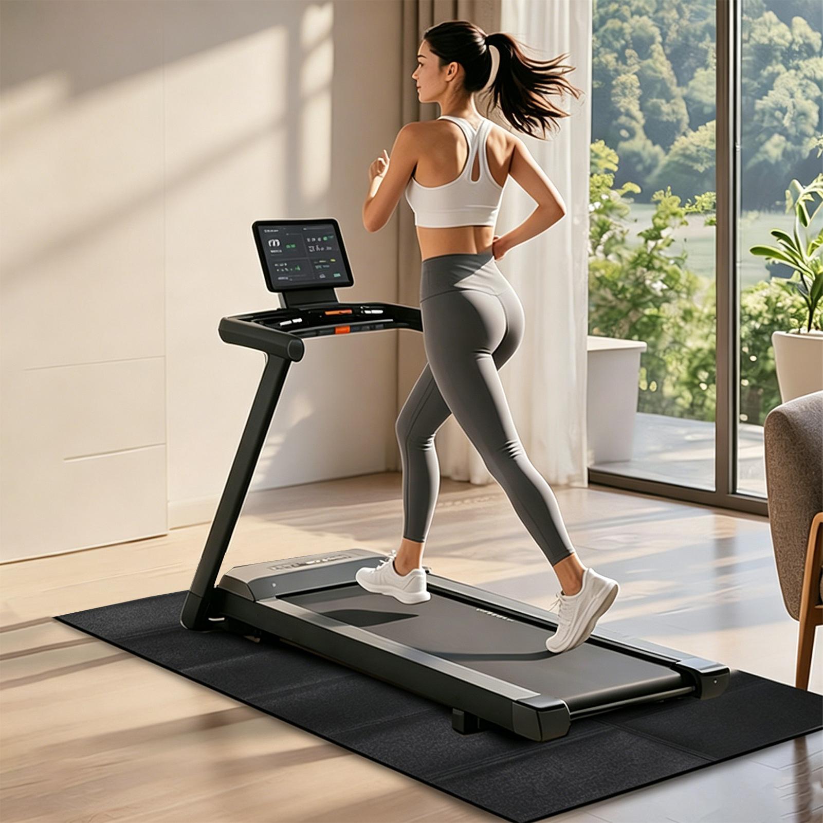 Alas Treadmill Penyerap Getara - Home Gym Yoga Mat ulasan dan harga