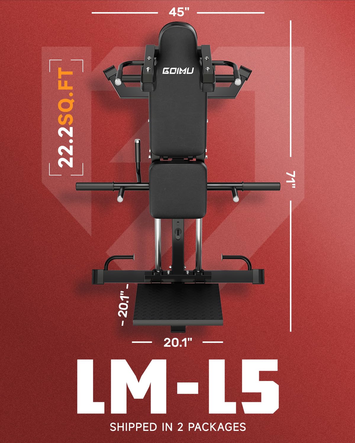 Mesin Leg Press Hack Squat L5, - Leg Press Machine ulasan dan harga