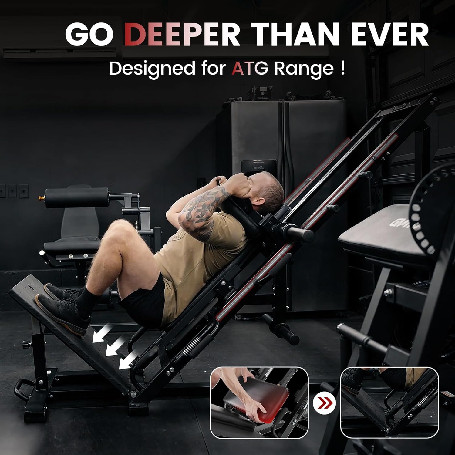 Mesin Combo Leg Press Hack Squ - Leg Press Machine ulasan dan harga