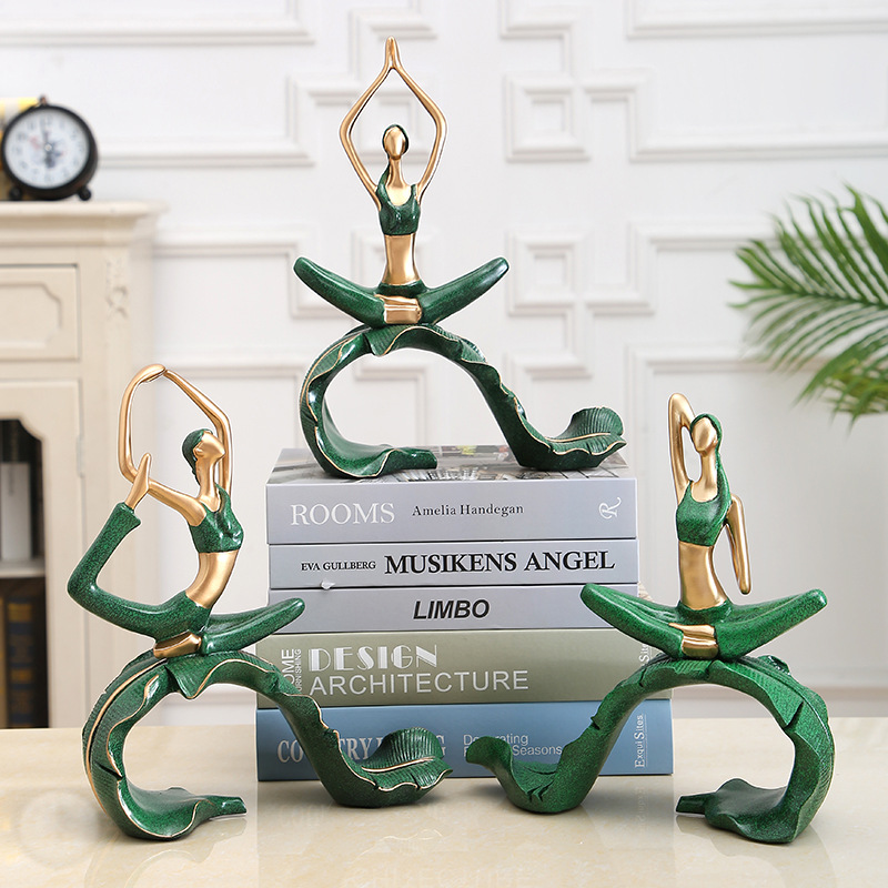 Ornamen Kecil Gadis Yoga Nordi - Home Gym Yoga Room ulasan dan harga