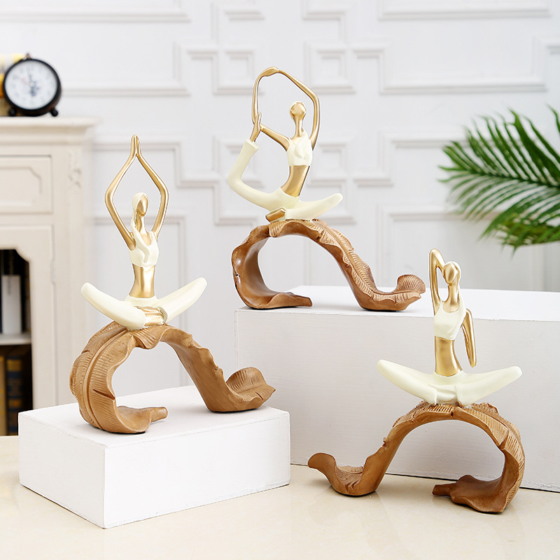 Ornamen Kecil Gadis Yoga Nordi - Home Gym Yoga Room ulasan dan harga
