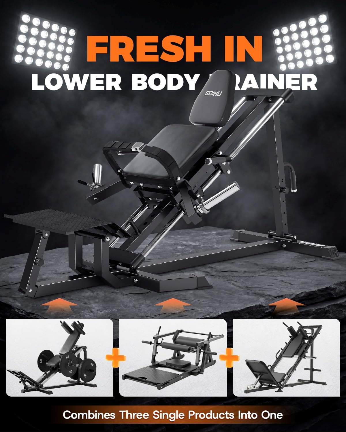 Mesin Combo LH01 Leg Press dan - Leg Press Machine ulasan dan harga