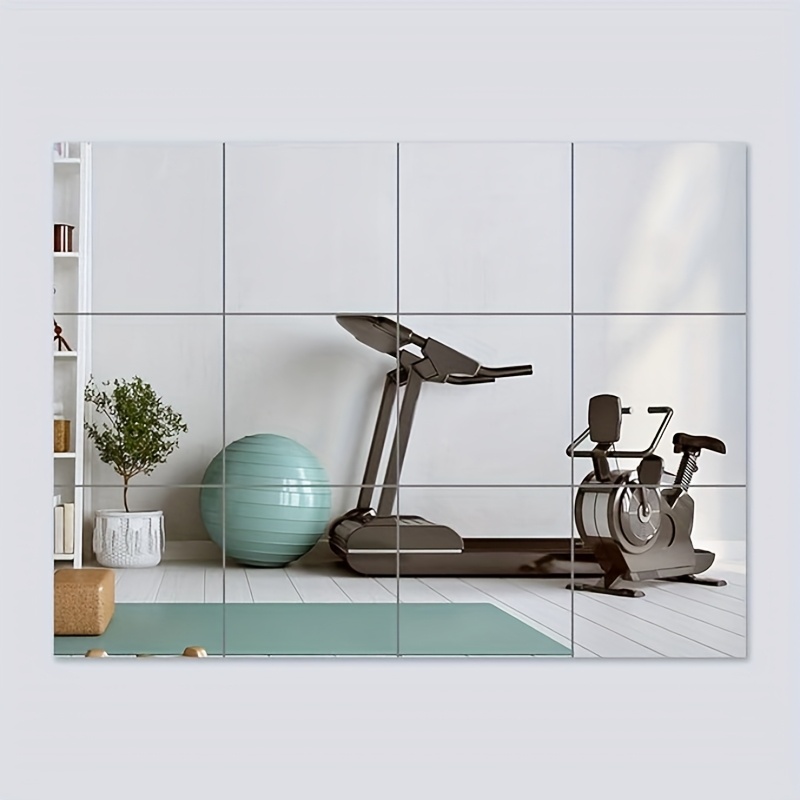 5PCS Stiker Cermin Akrilik Ele - Home Gym Rental ulasan dan harga