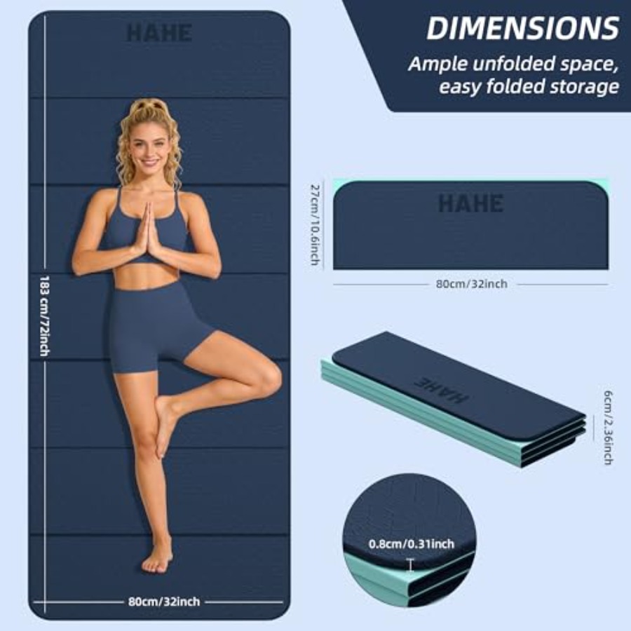 Matras Yoga Lipat untuk penggu - Home Gym Yoga Mat ulasan dan harga