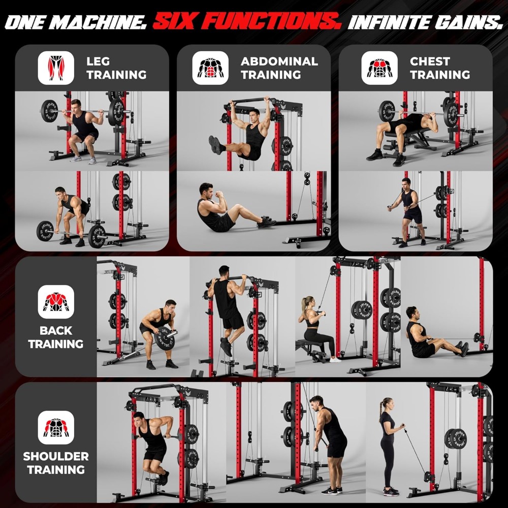 Rak Power Multi-Fungsi 2000LBS - Home Gym All In One ulasan dan harga