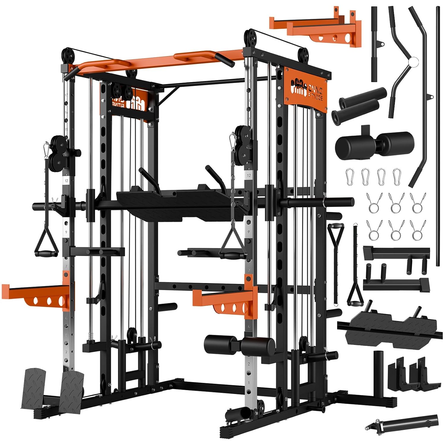 Smith Machine dengan Lampiran  - Leg Press Machine ulasan dan harga