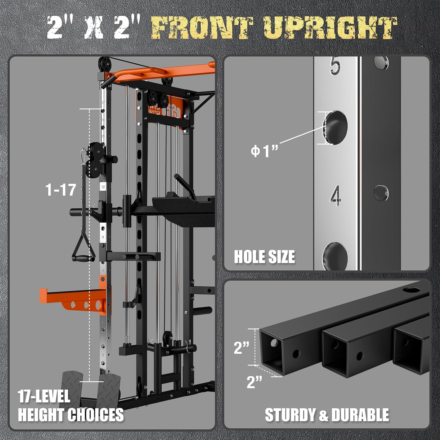 Smith Machine dengan Lampiran  - Leg Press Machine ulasan dan harga