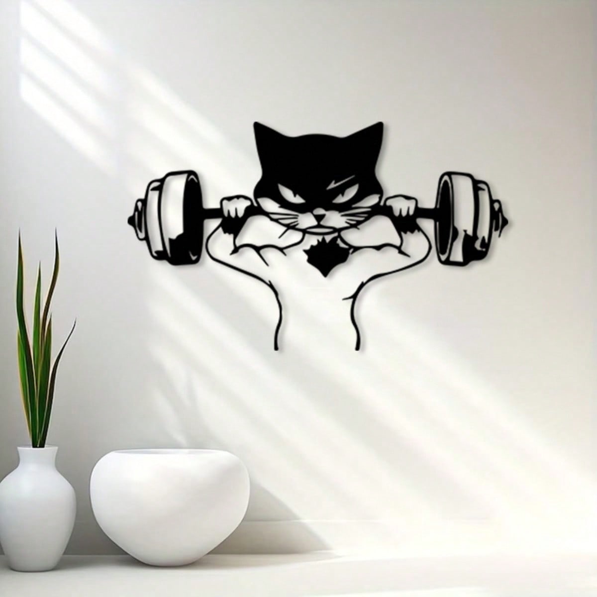 CIFbuy Seni Dinding Logam Kuci - Home Gym Decor ulasan dan harga