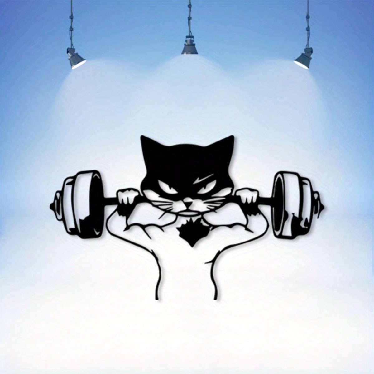 CIFbuy Seni Dinding Logam Kuci - Home Gym Decor ulasan dan harga