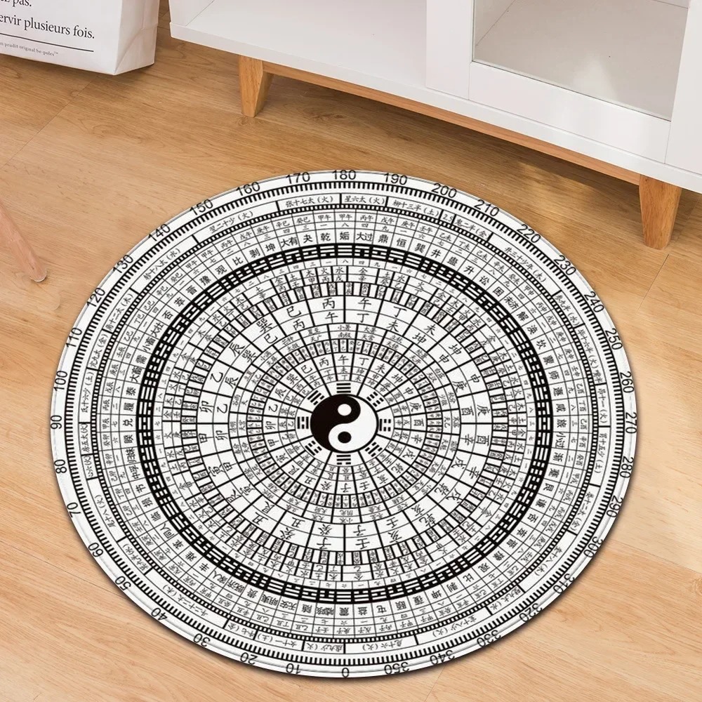 Yin Yang Taiji Karpet Bulat Bu - Home Gym Yoga Mat ulasan dan harga