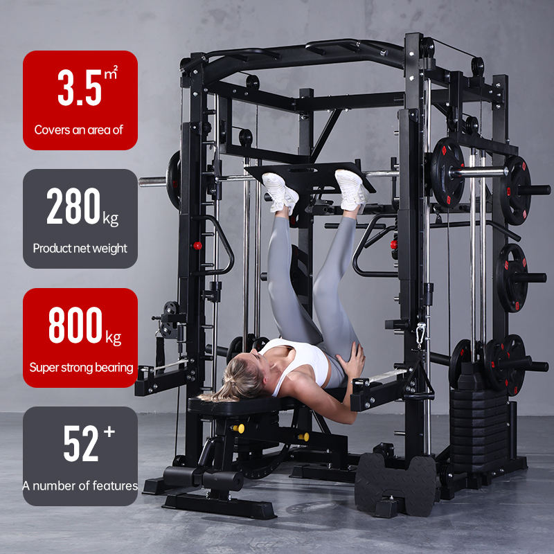 Rak Latihan Smith Machine Komp - Home Gym All In One ulasan dan harga