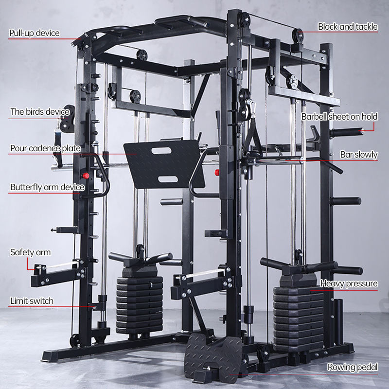 Rak Latihan Smith Machine Komp - Home Gym All In One ulasan dan harga