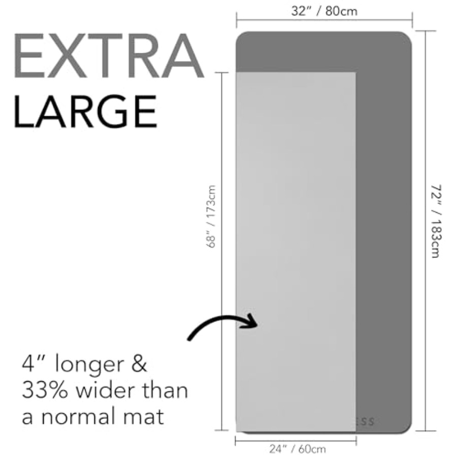 Matras Olahraga Besar Ekstra T - Home Gym Yoga Mat ulasan dan harga