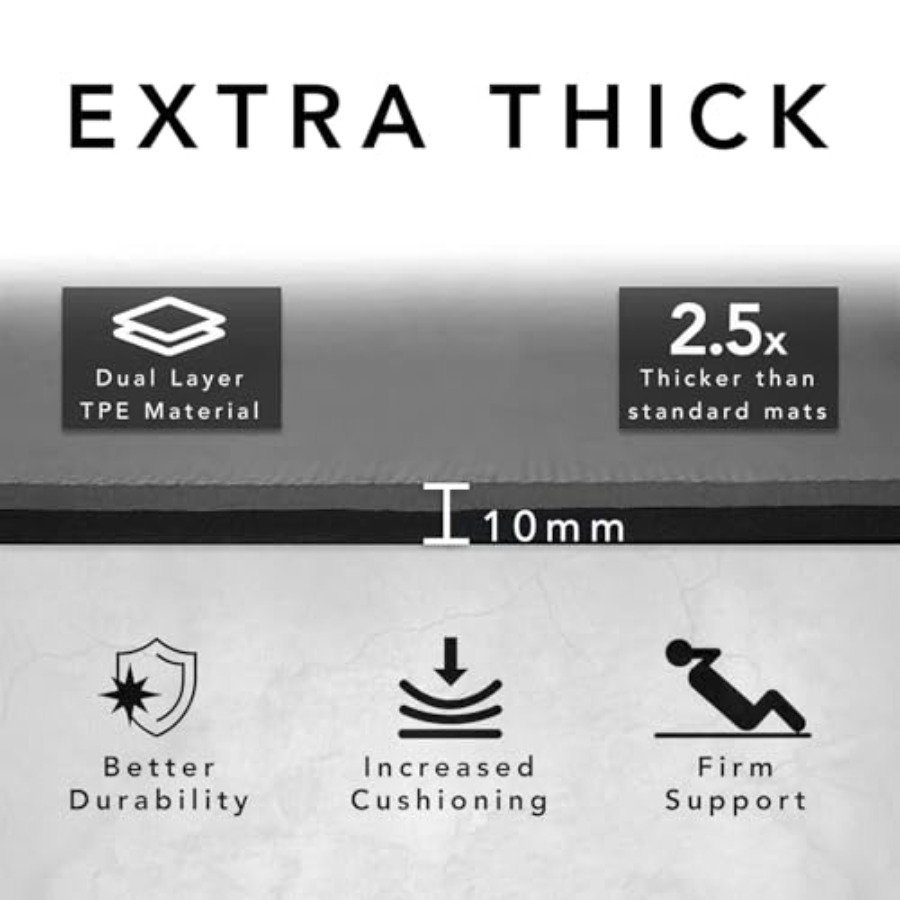 Matras Olahraga Besar Ekstra T - Home Gym Yoga Mat ulasan dan harga