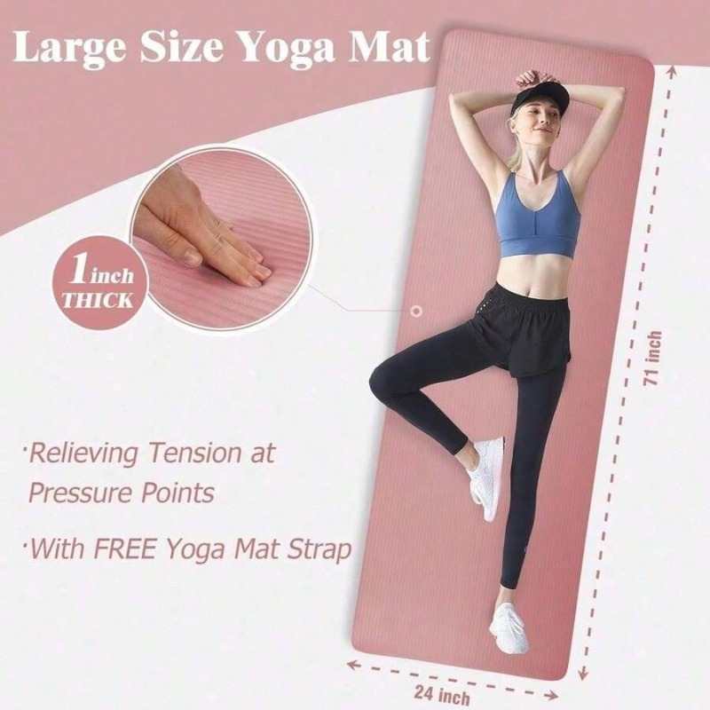 Matras Yoga BalanceFrom Yoga M - Home Gym Yoga Mat ulasan dan harga