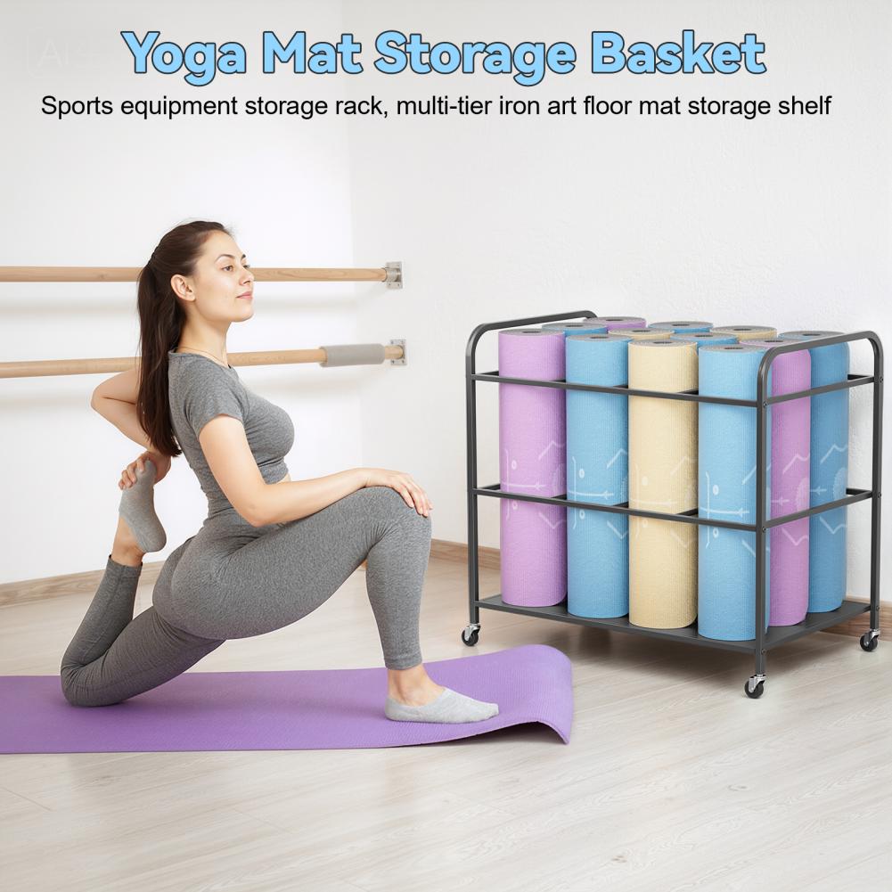 Rak Penyimpanan Matras Yoga de - Home Gym Yoga Room ulasan dan harga