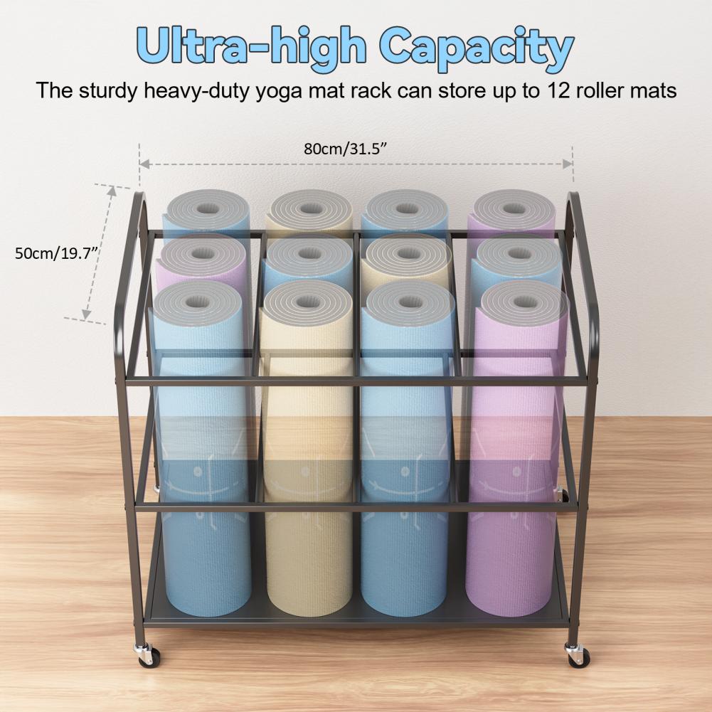 Rak Penyimpanan Matras Yoga de - Home Gym Yoga Room ulasan dan harga