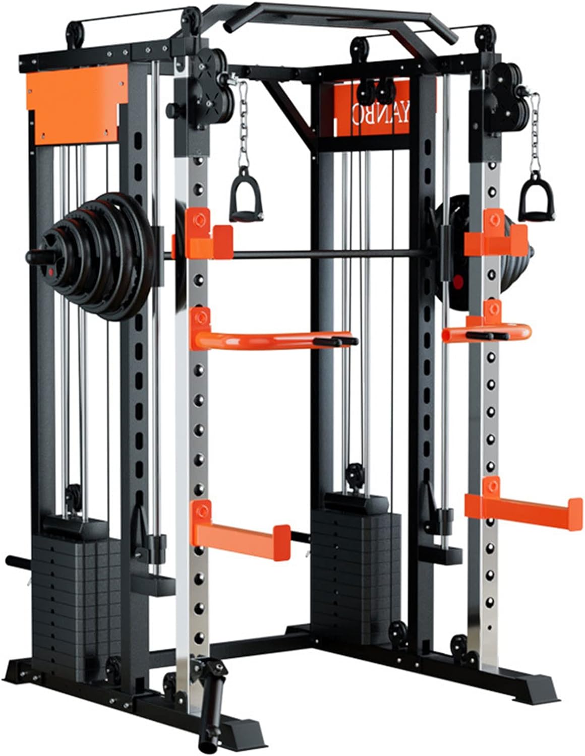 Rak Squat Kombinasi Gantry Tra - Home Gym With Smith Machine ulasan dan harga