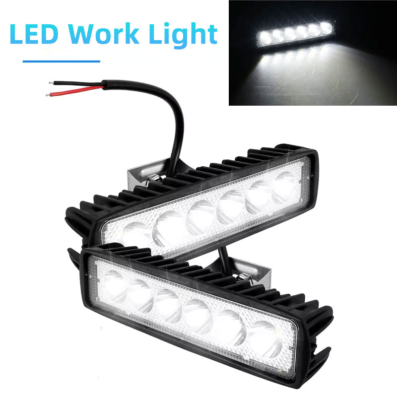 Lampu Kerja LED Bentuk Strip L - Head Racket Boom ulasan dan harga