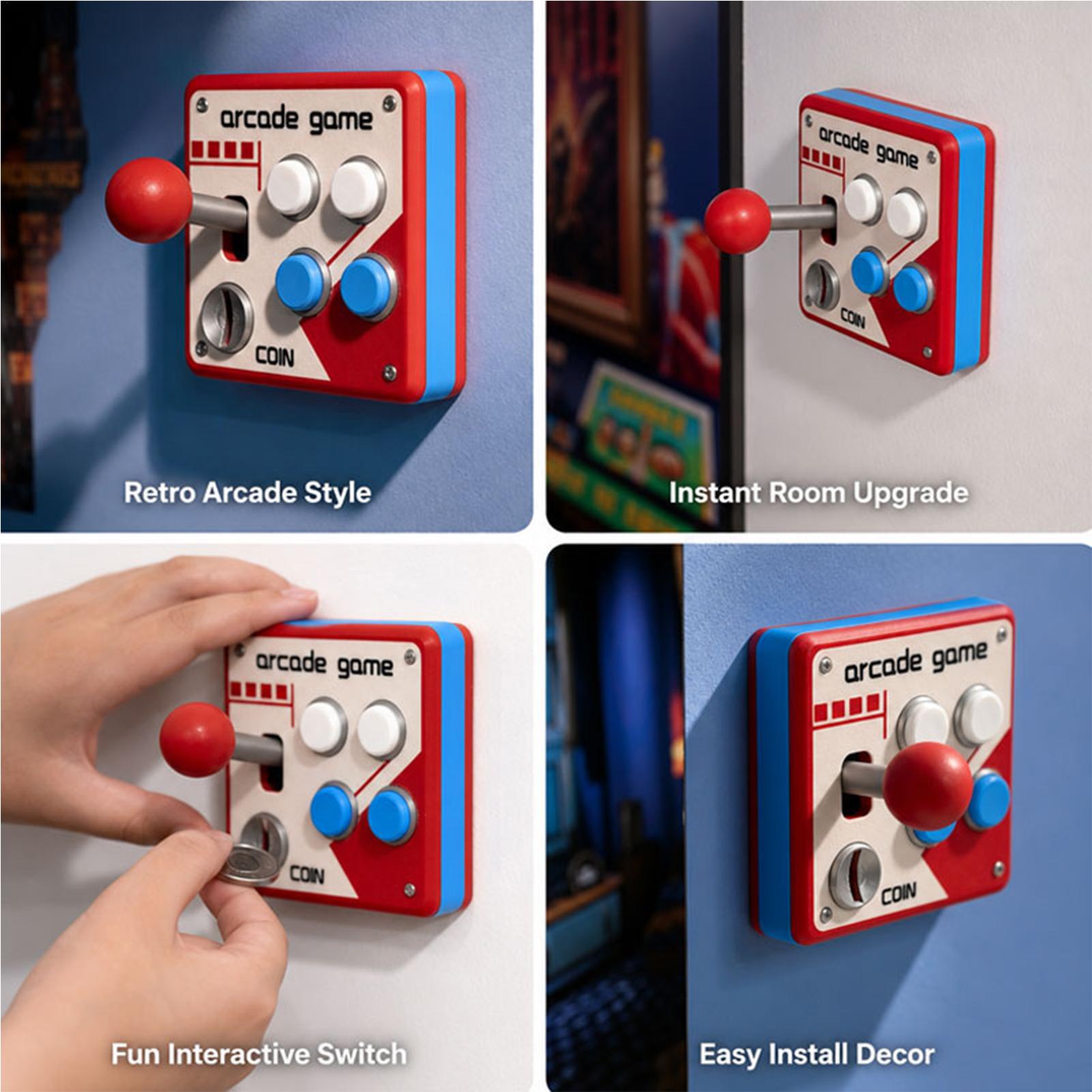 Penutup Sakelar Lampu Game Ret - Home Gym Decor ulasan dan harga