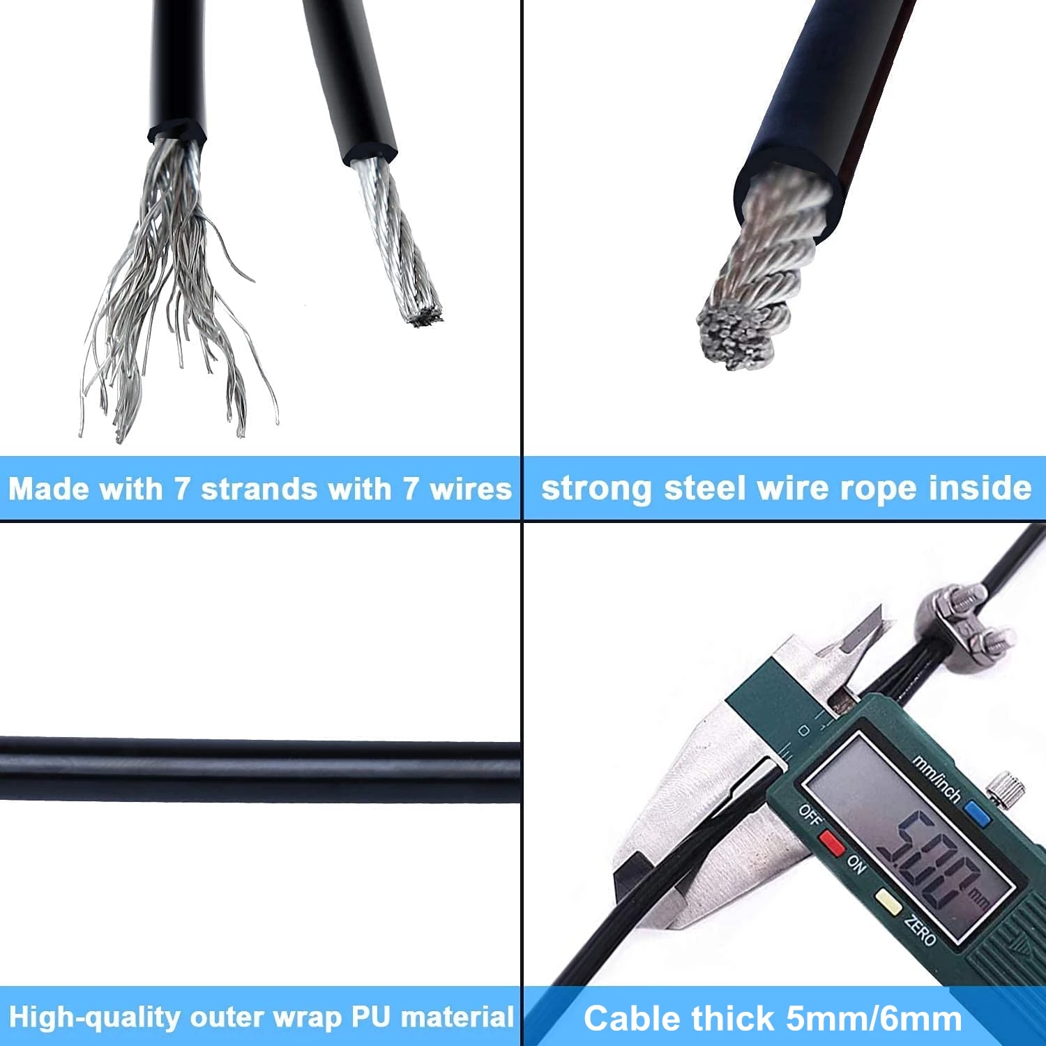 100Meter 4/5/6Mm Tebal Rumah A - Cable Pulley System ulasan dan harga