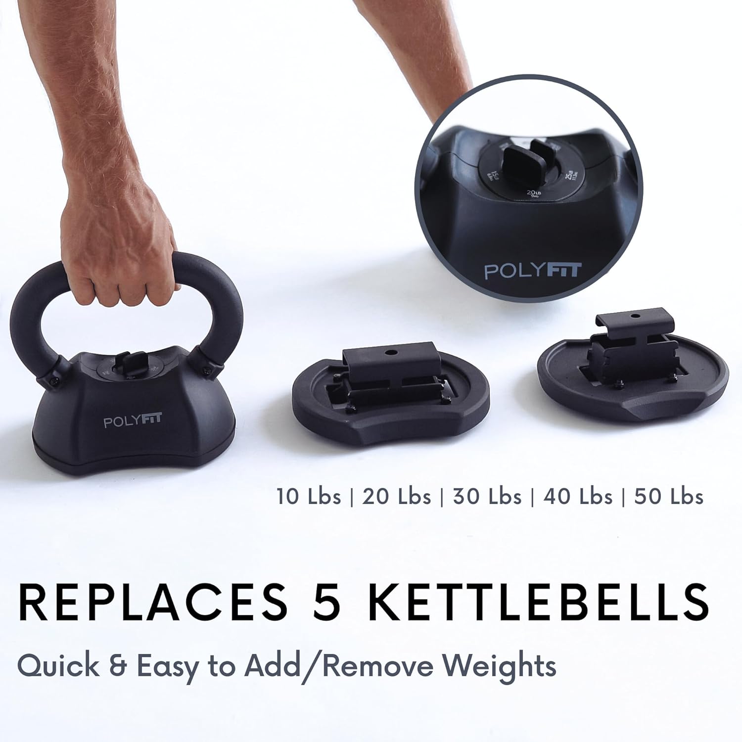 Set Kettlebell Polyfit Adjusta - Home Gym Set ulasan dan harga