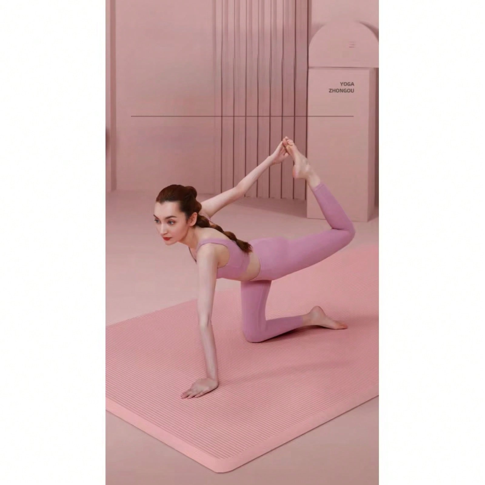 Set Matras Yoga Anti Selip Mer - Home Gym Yoga Mat ulasan dan harga