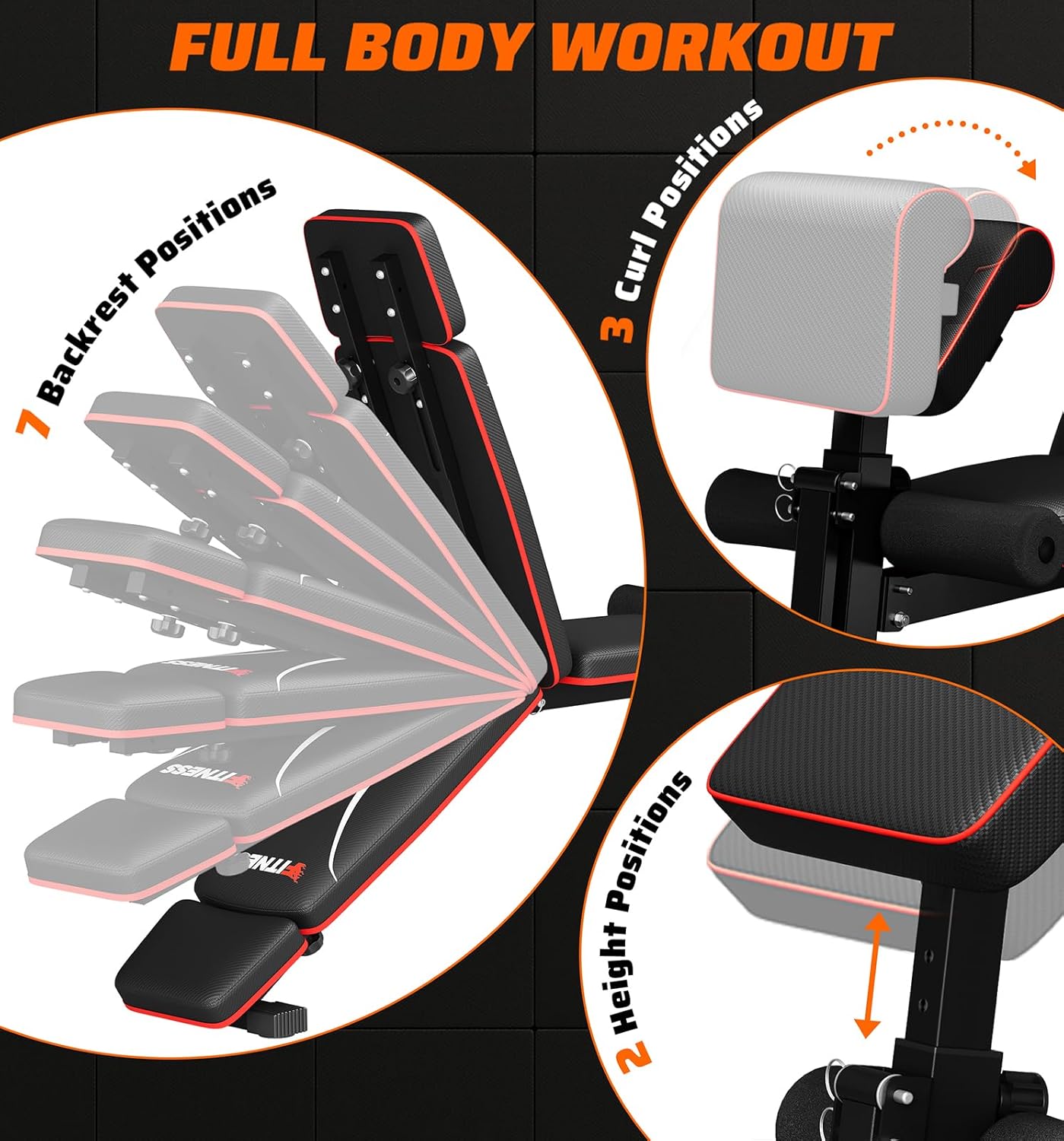 Bangku Angkat Beban Lipat untu - Home Gym Bench ulasan dan harga